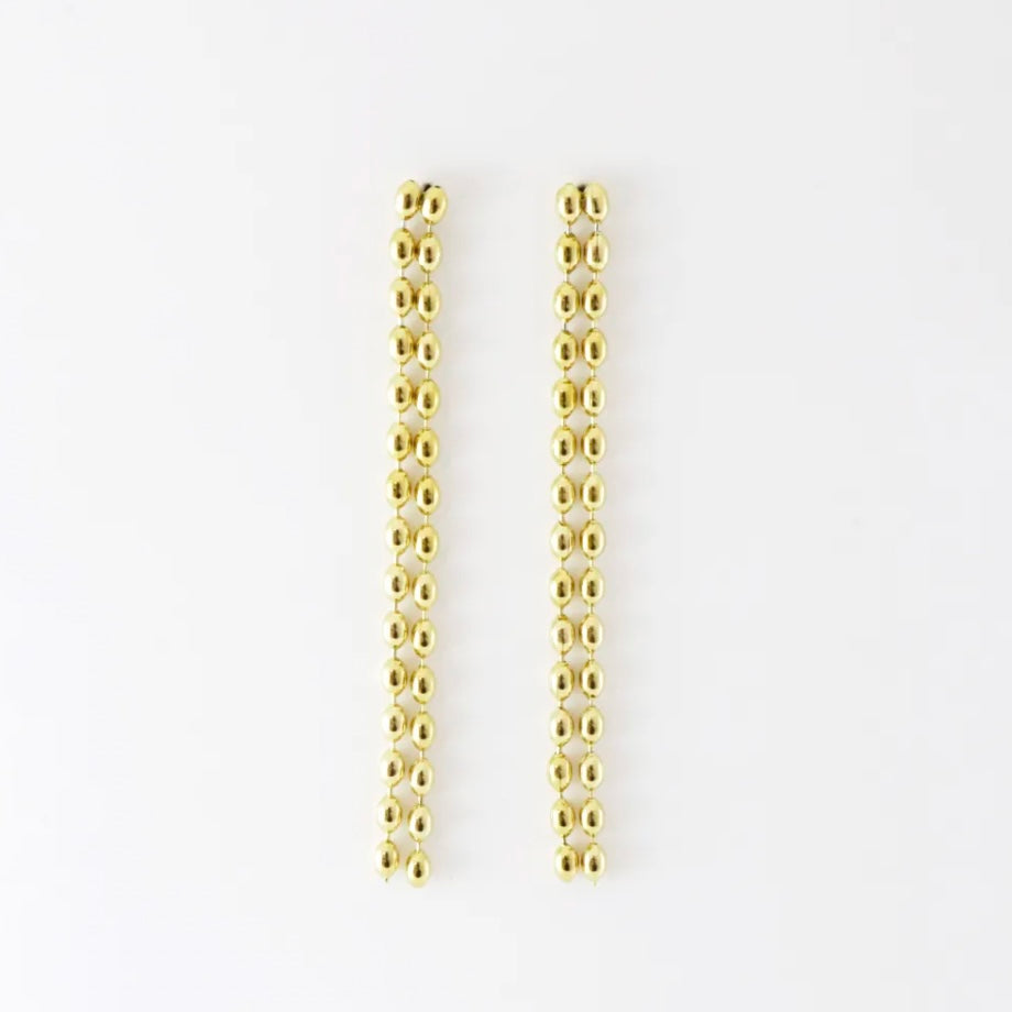 Pendientes bouclé doble