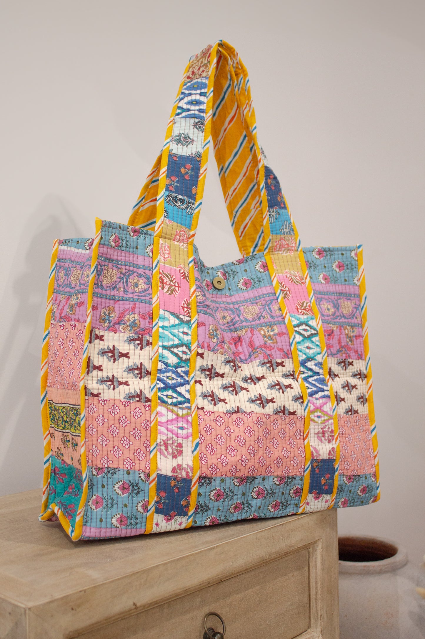 Bolso indio amarillo