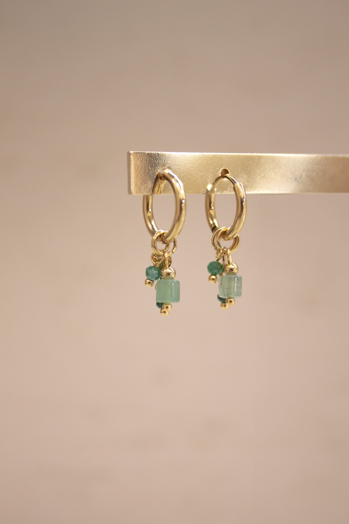 Pendientes croatia verde