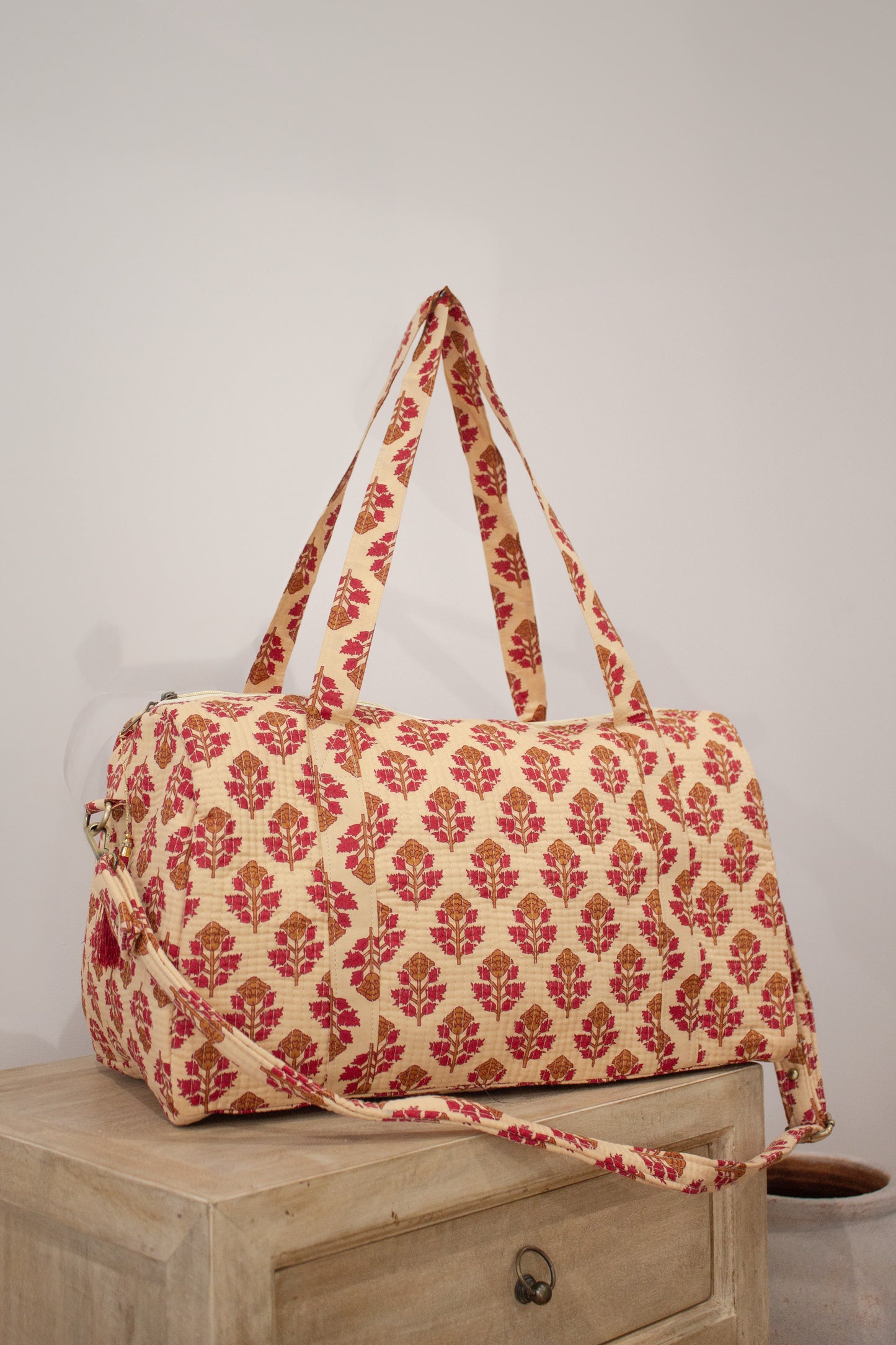 Bolsa de viaje mostaza