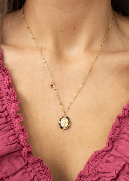 Collar milagrosa multicolor
