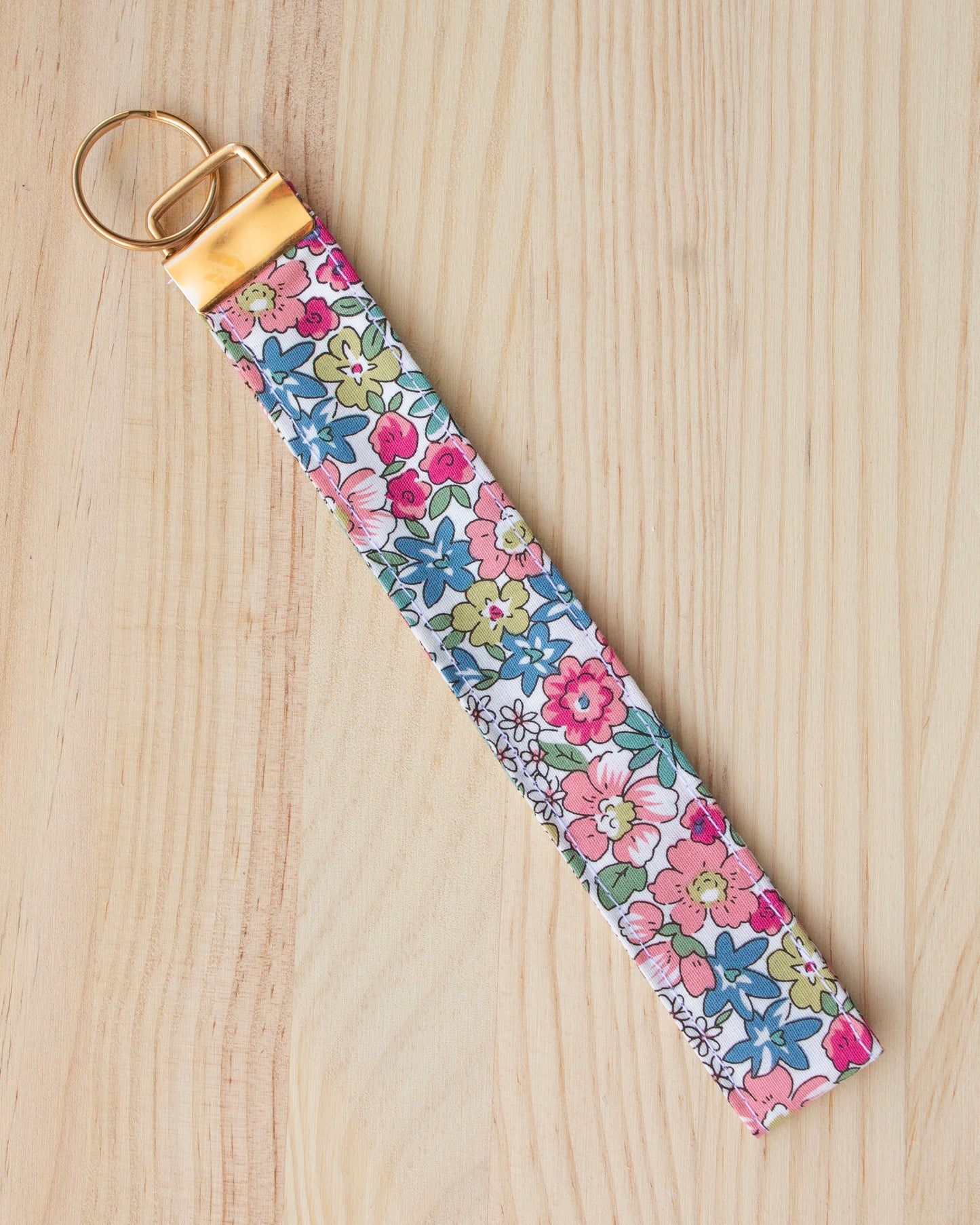 Llavero flores multicolor