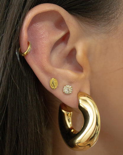 Pendientes aros twist