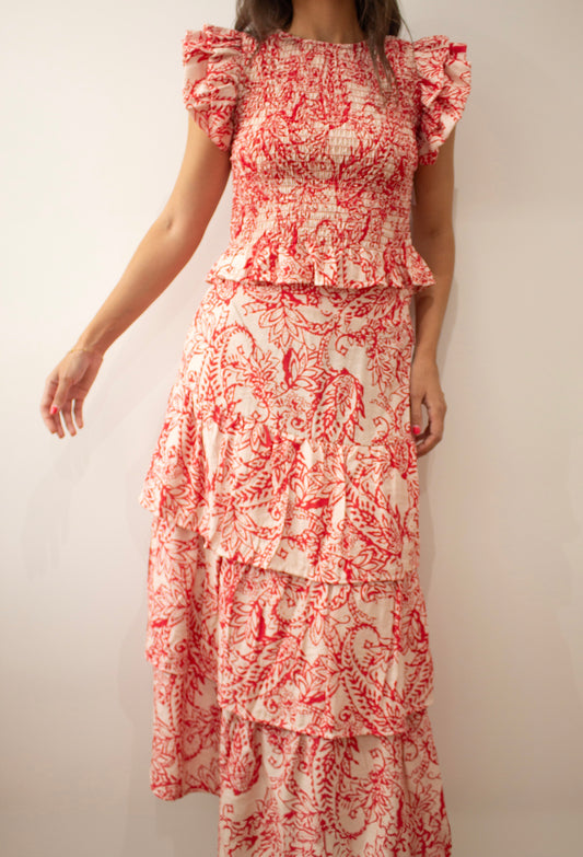 Conjunto dibujo rojo