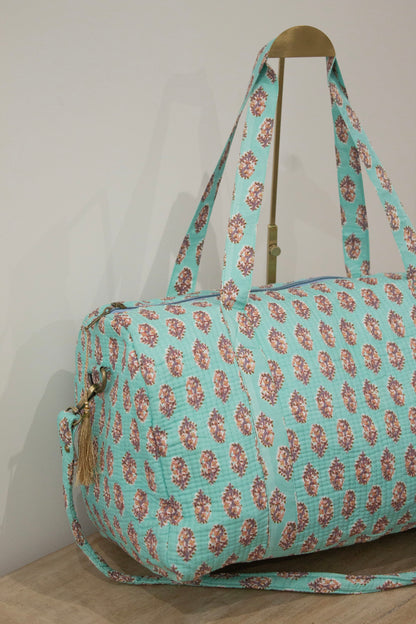 Bolsa de viaje turquesa