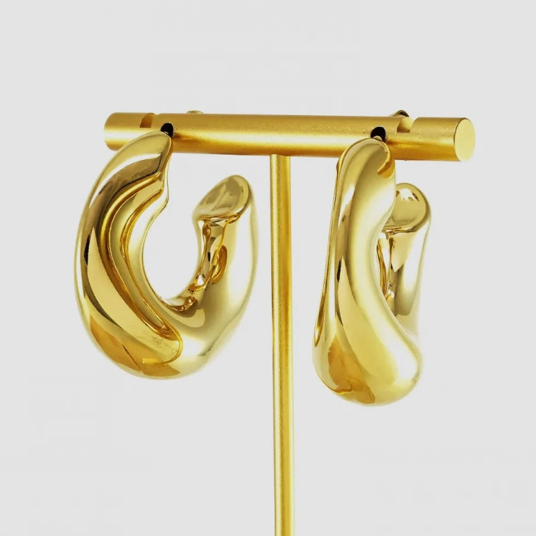 Pendientes aros twist