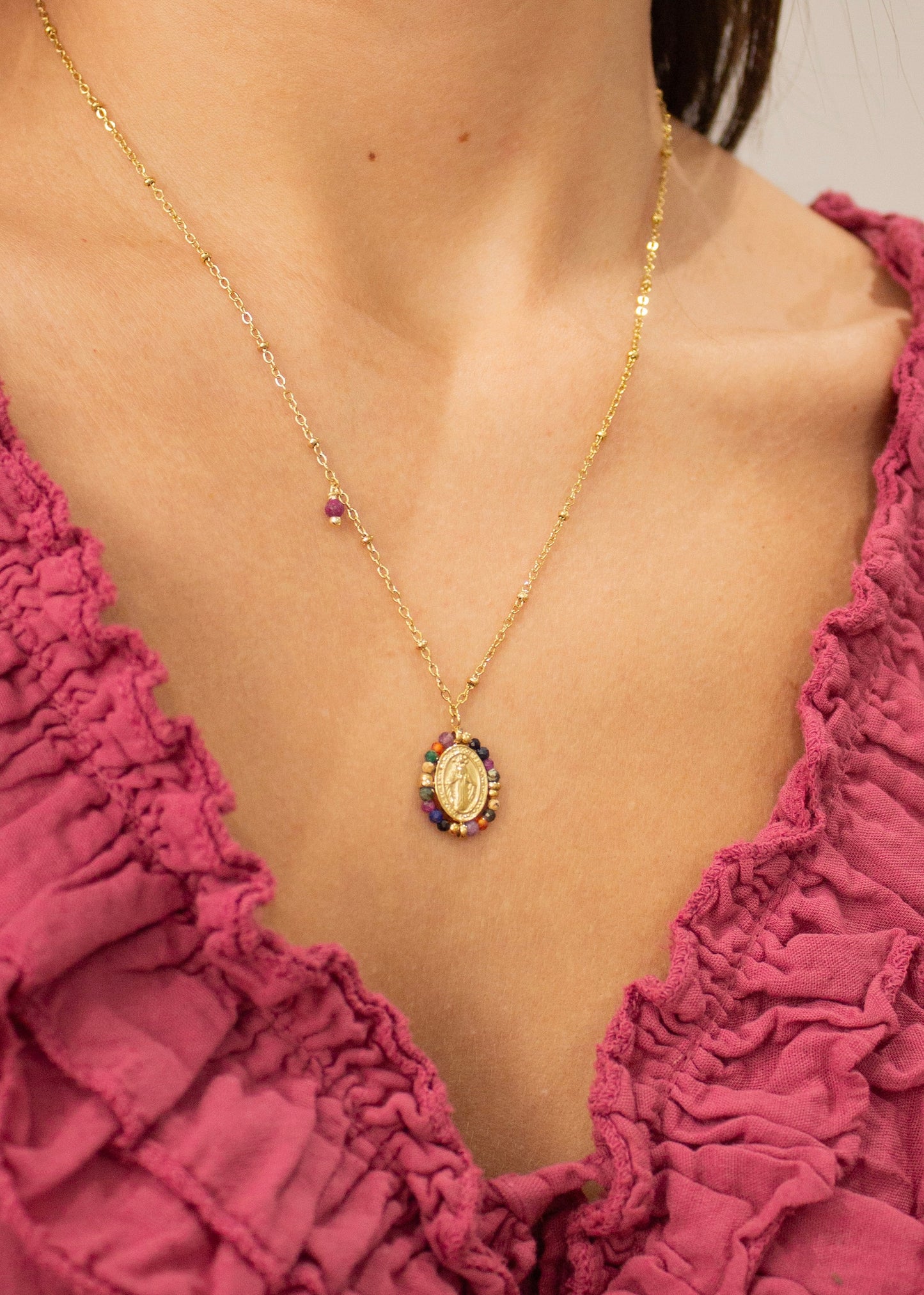 Collar milagrosa multicolor