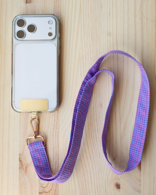 Cuelga móvil mini cuadros vichy