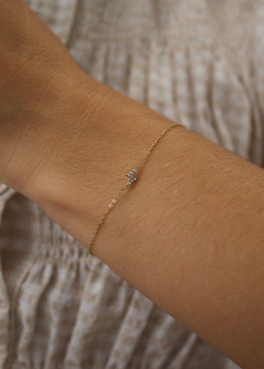 Pulsera rayo circonitas