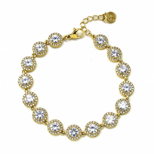 Pulsera cuentas zirconitas