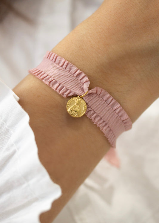 Pulsera elástica volantes Santa Isabel