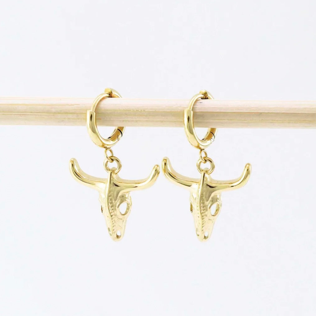 Pendientes búfalo