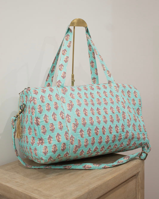 Bolsa de viaje turquesa