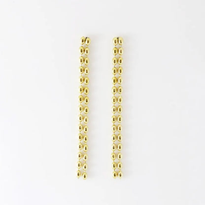 Pendientes bouclé doble