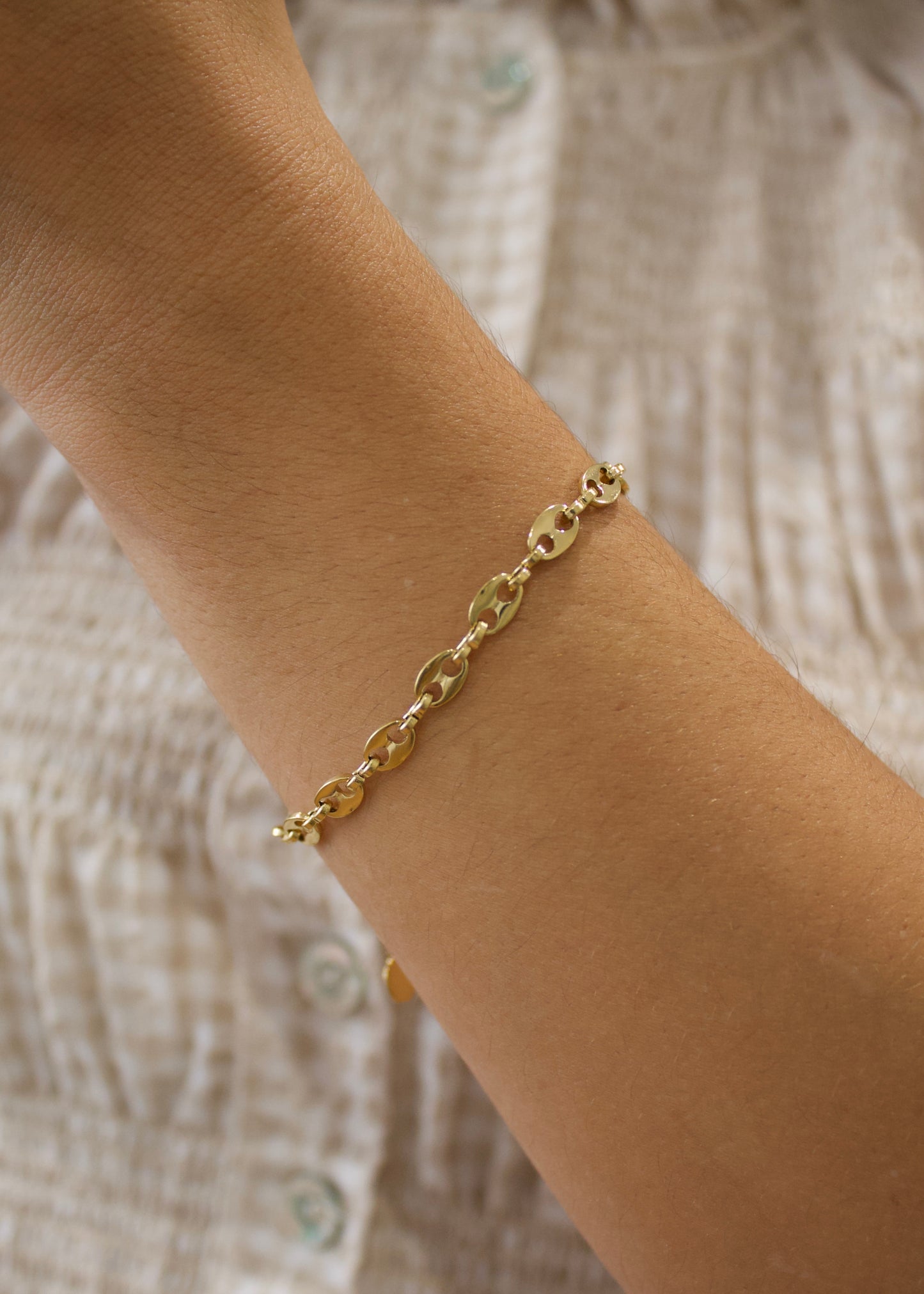 Pulsera cadena eslabones