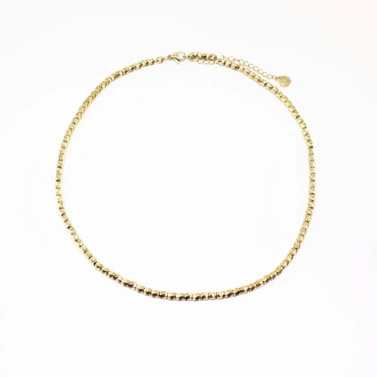Collar cuentas zigzag