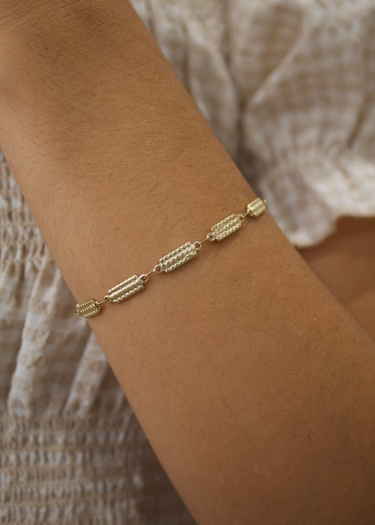 Pulsera eslabones rectangulares