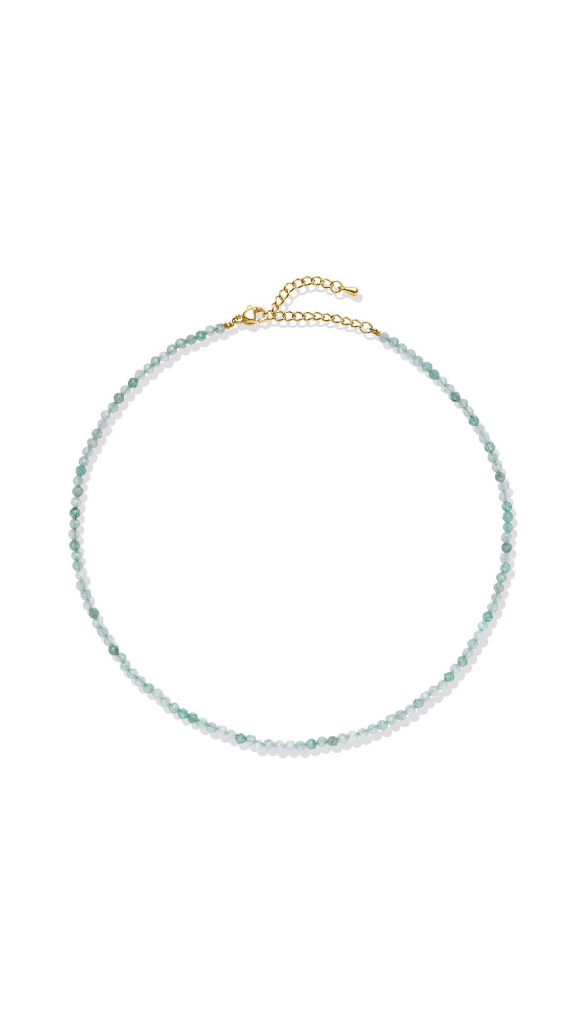 Collar mineral Aventurina verde