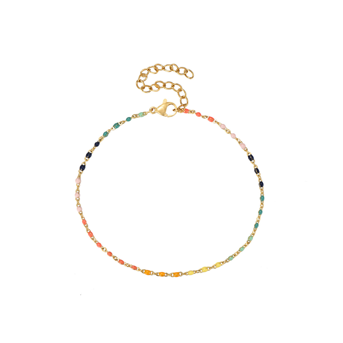Pulsera bolitas multicolor