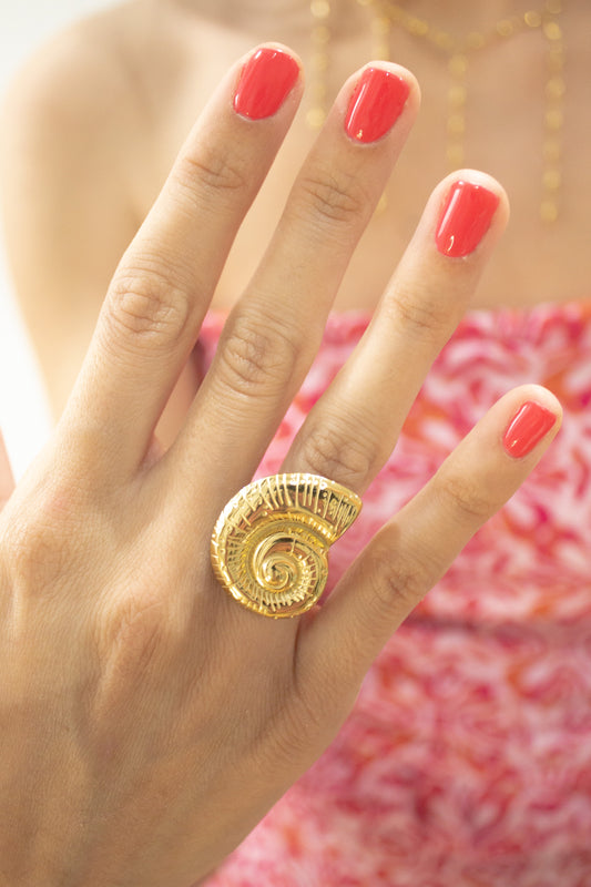 Anillo caracola