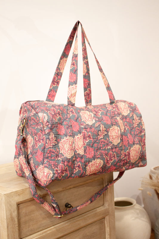 Bolsa de viaje gris