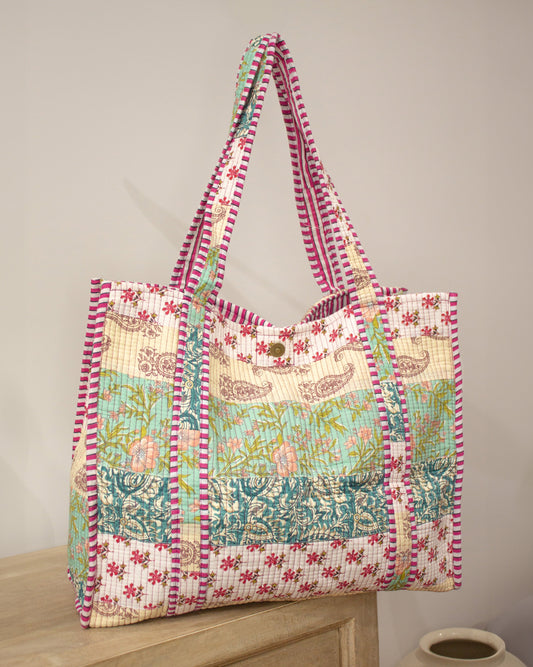 Bolso indio fucsia