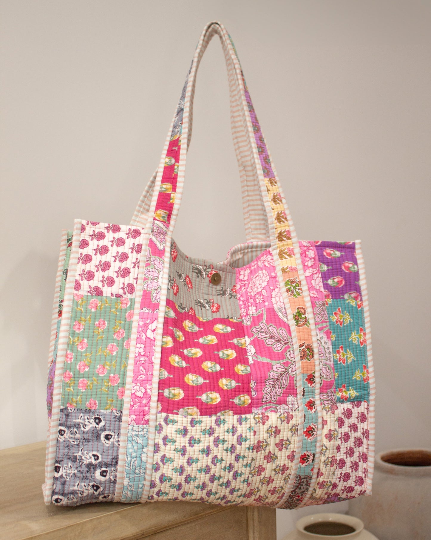 Bolso indio rosa