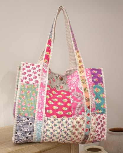 Bolso indio rosa